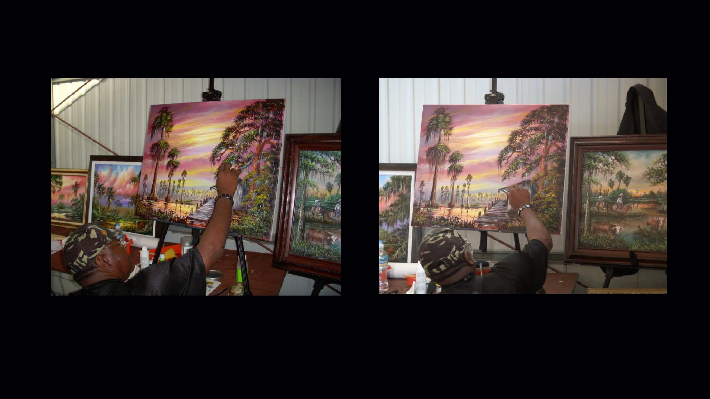 Collage of photos for R.L. Lewis